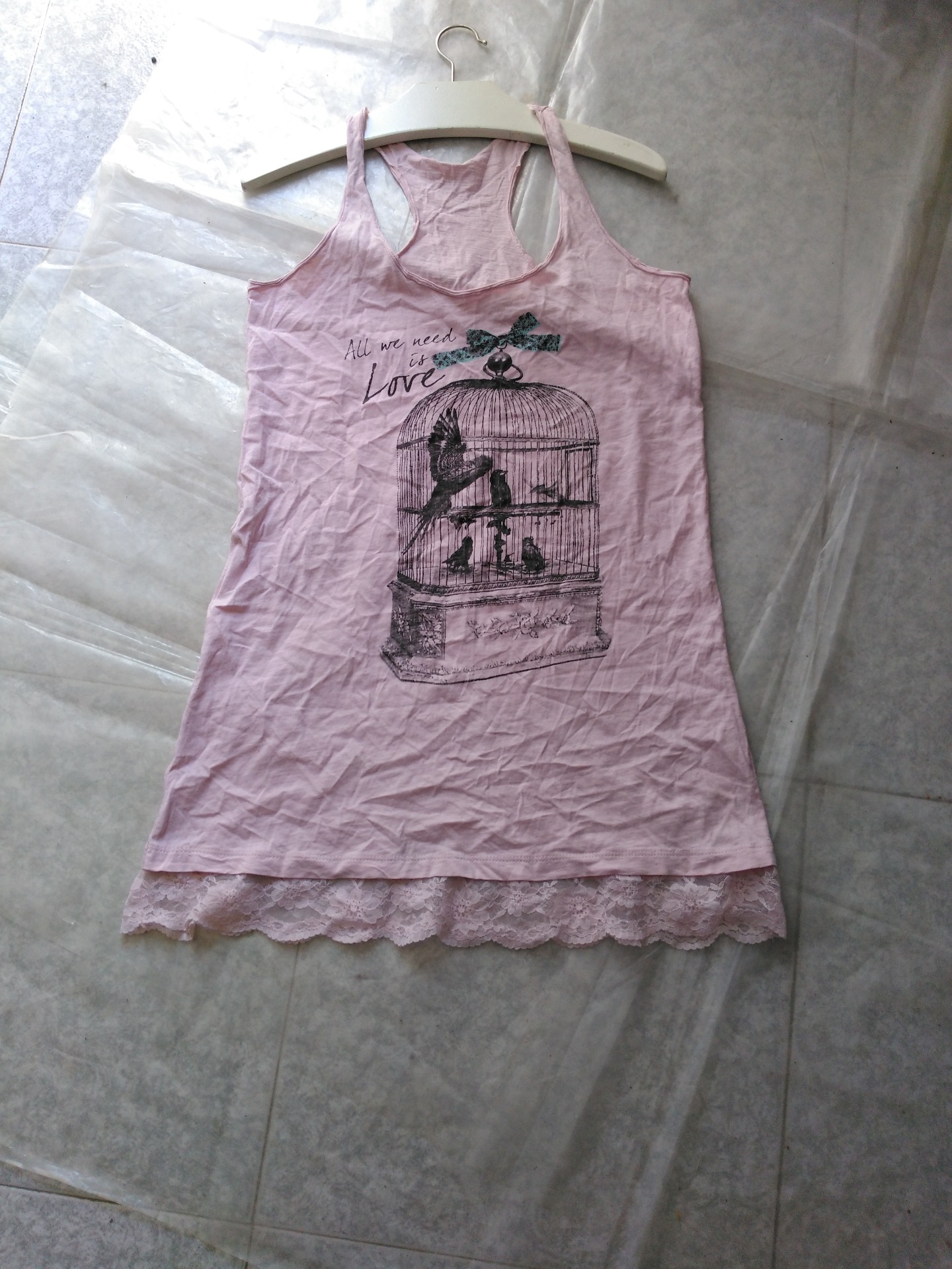Ref. 004162016. Jersey Mujer Rosa Tirantes. Talla: M Aprox.