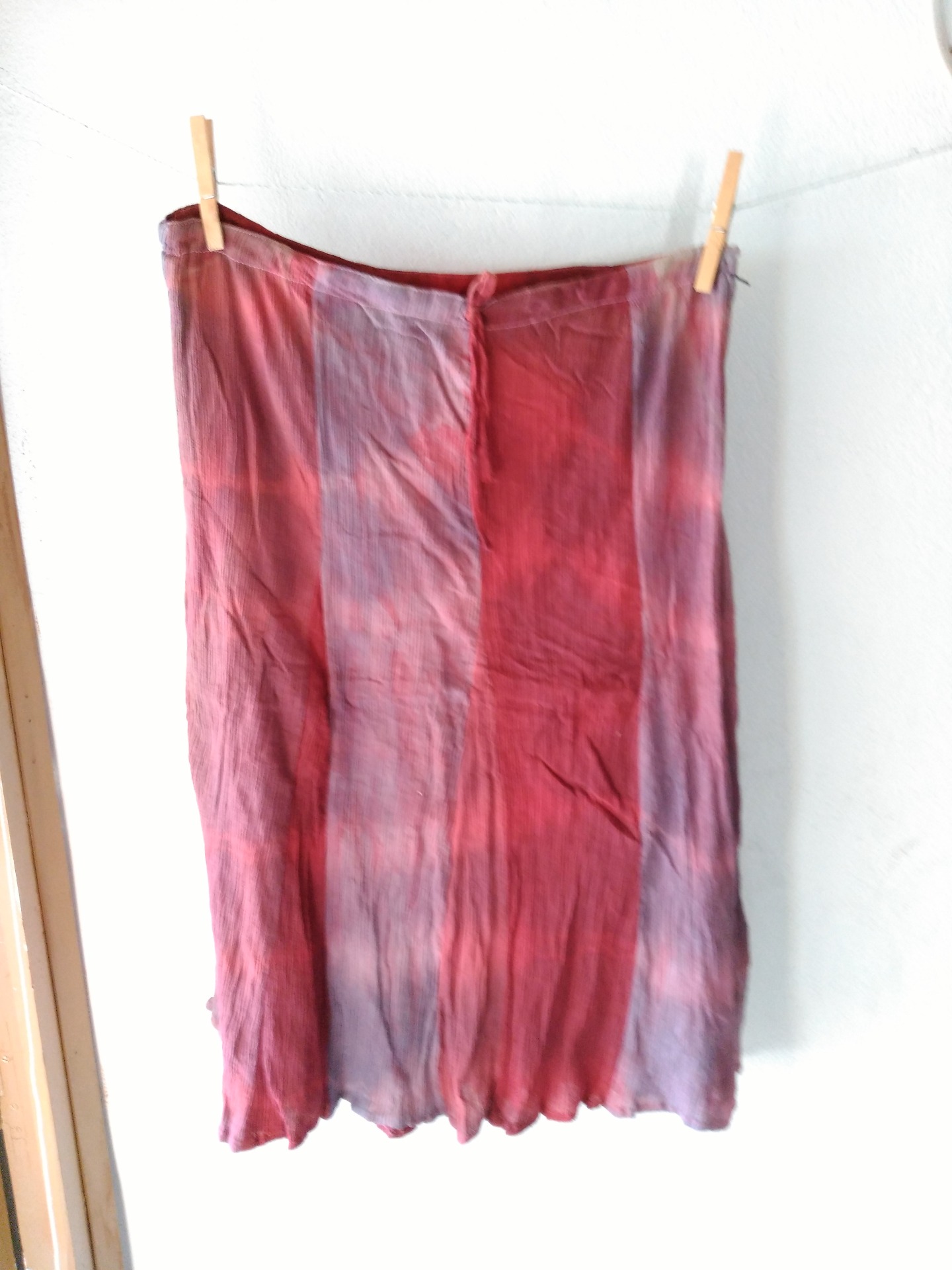 Ref. Falda Roja Hippie. Talla: 42.